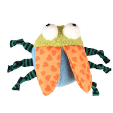 Load image into Gallery viewer, Flamingo Wiggly Beetle Cat Toy With Catnip 13cm