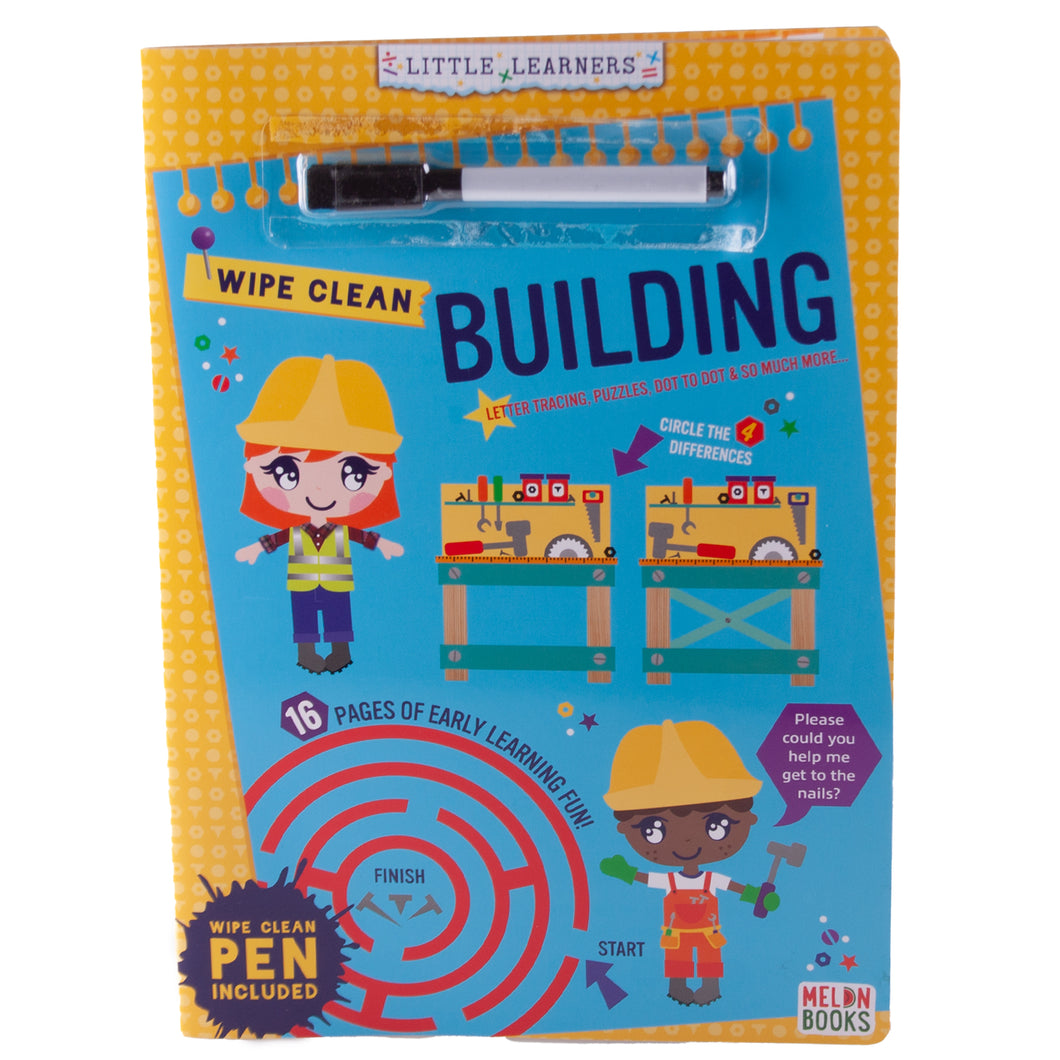 Little Leaners Wipe Clean Building Activity Book