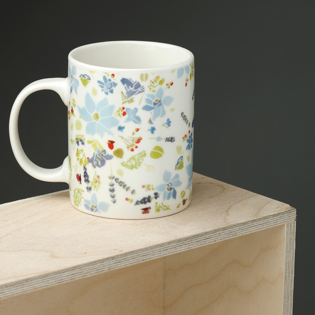 Julie Dodsworth Blue Novelty Porcelain Mug