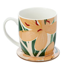 Load image into Gallery viewer, Florens Hesperantha Porcelain Mug &amp; Coaster Set