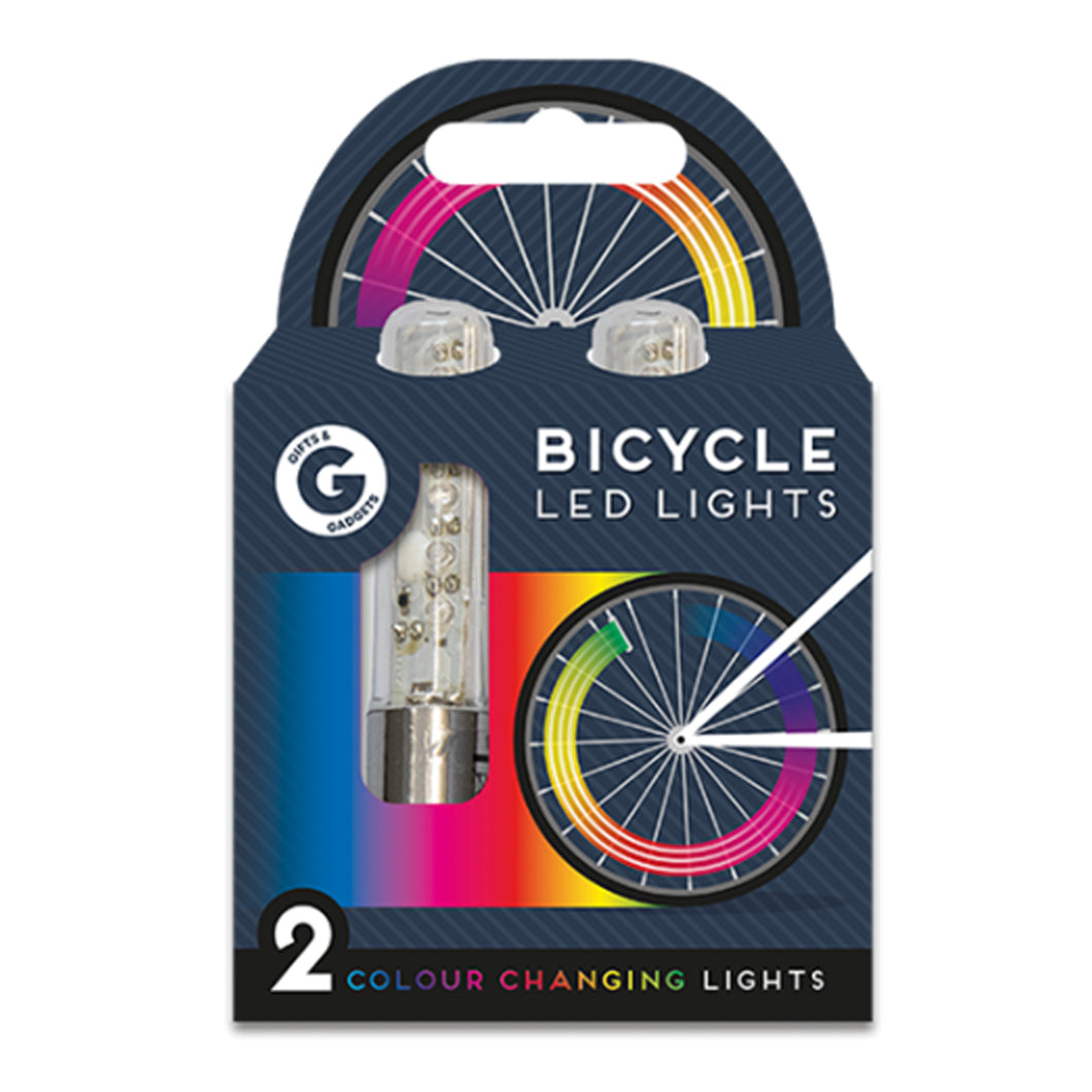 Gifts & Gadgets Colour Changing Bicycle LED Lights 2 Pack