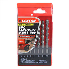 Load image into Gallery viewer, Dekton Pro Masonry Drill Set 3-10mm 8 Pieces
