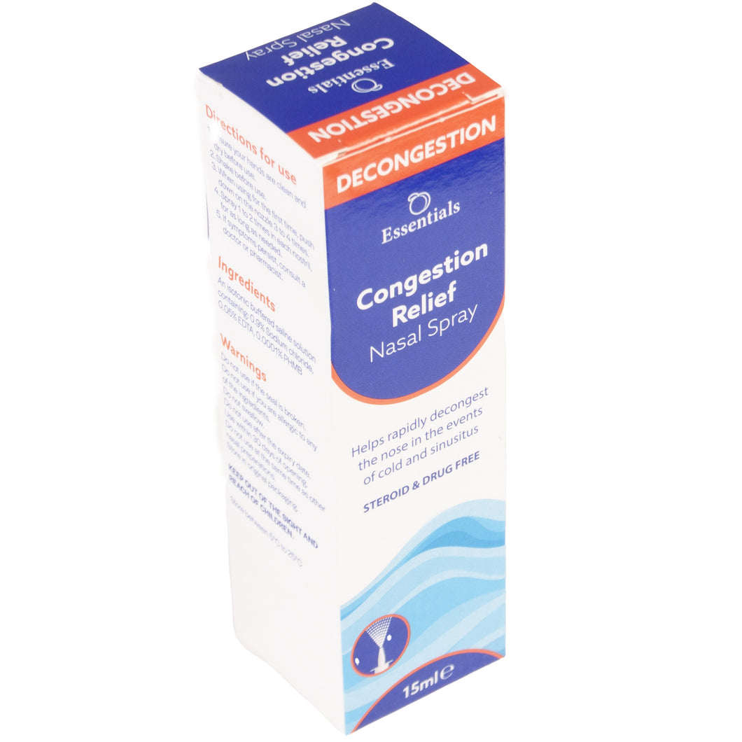 Essentials Congestion Relief Nasal Spray 15ml