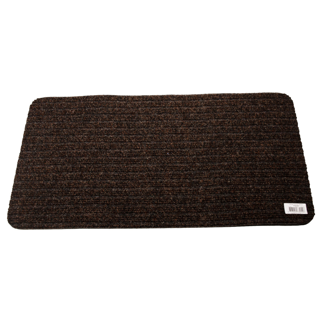 Brown Ribcord Grandis Doormat 50x80cm