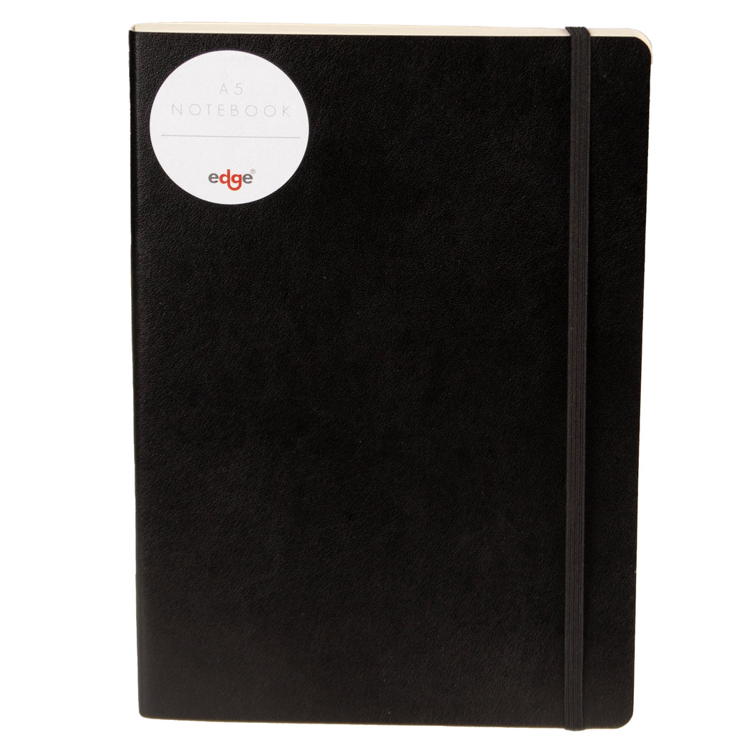 Black Soft Touch A5 Notebook