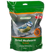 Load image into Gallery viewer, Garden &amp; Co Dried Mealworm For Birds 500g
