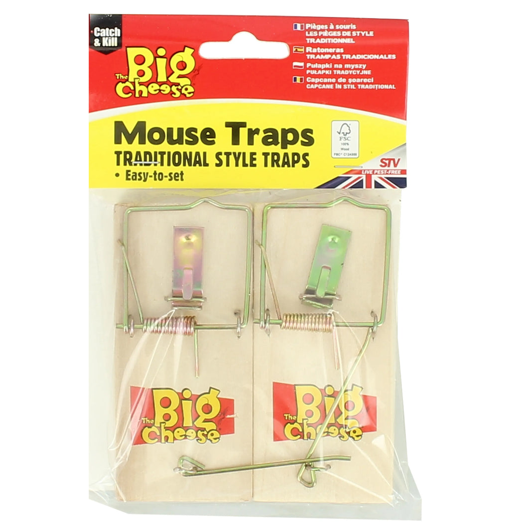 The Big Cheese Mouse Traps 2 Pack