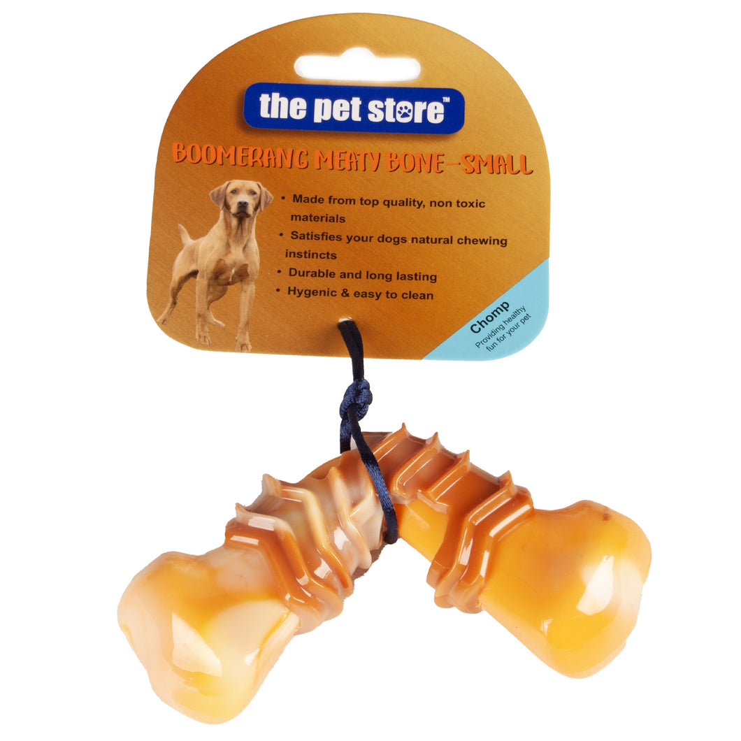 Boomerang Small Meaty Bone Dog Toy