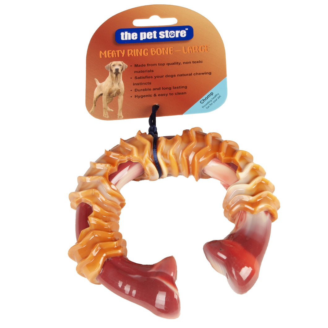 The Pet Store Large Mighty Ring Bone Dog Toy