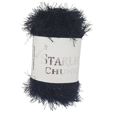 Load image into Gallery viewer, Woolcraft Black Starlight Chunky Tinsel
