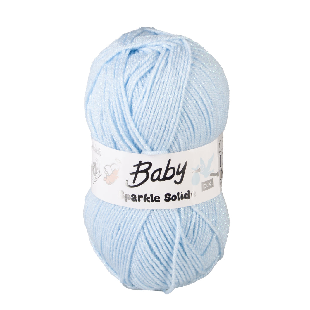 Woolcraft Baby Sparkle Solide Wool DK 100g