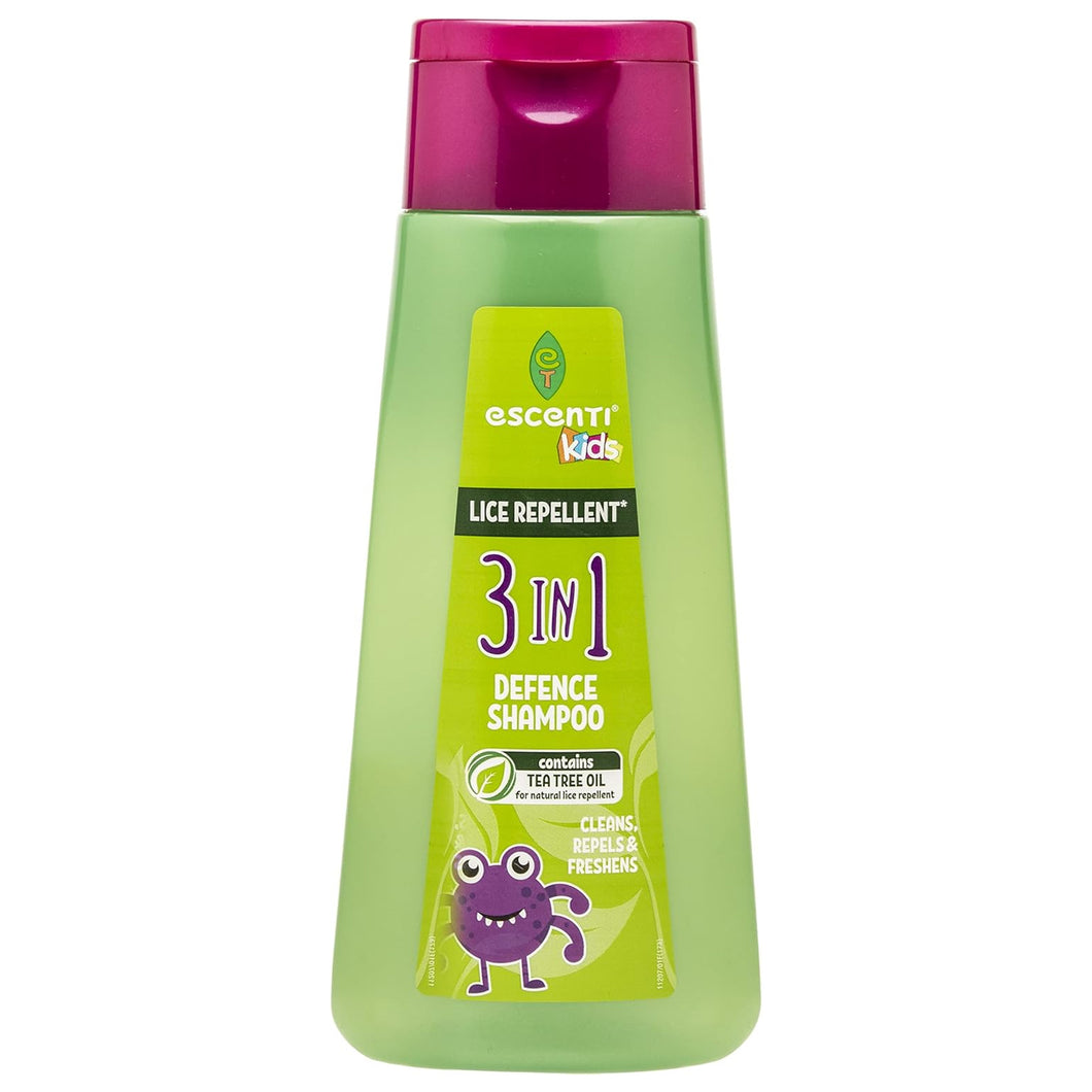 Escenti Kids Lice Repellent 3 in 1 Defence Shampoo 300ml
