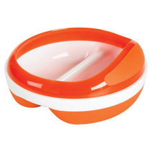 Load image into Gallery viewer, OXO Tot Orange Divided Feeding Dish
