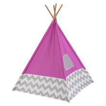 Load image into Gallery viewer, KidKraft Deluxe Pink Teepee Tent

