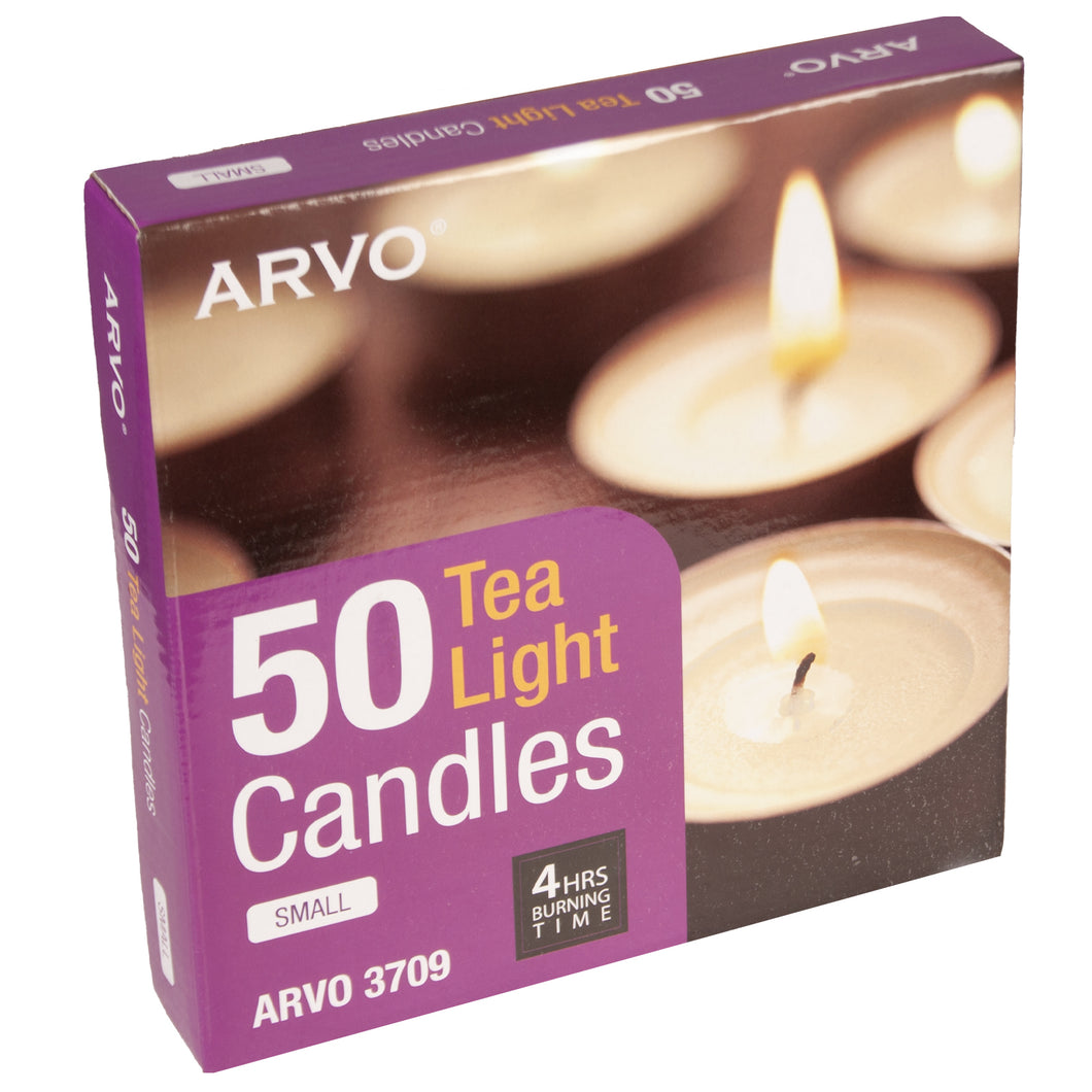 Arvo Small 50 Tealight Candles