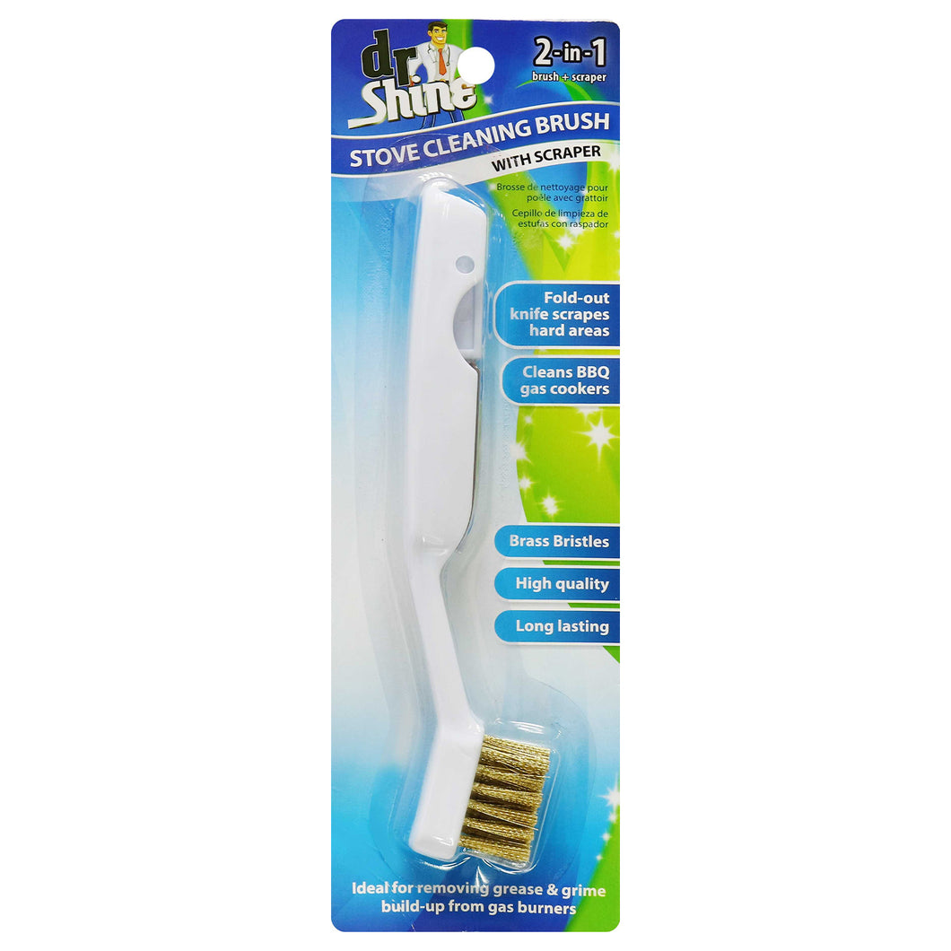 Dr Shine Stove Cleaning Brush With Scraper