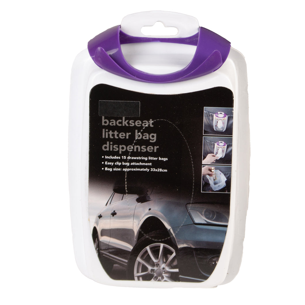 Backseat Litter Bag Dispenser 15 Pack