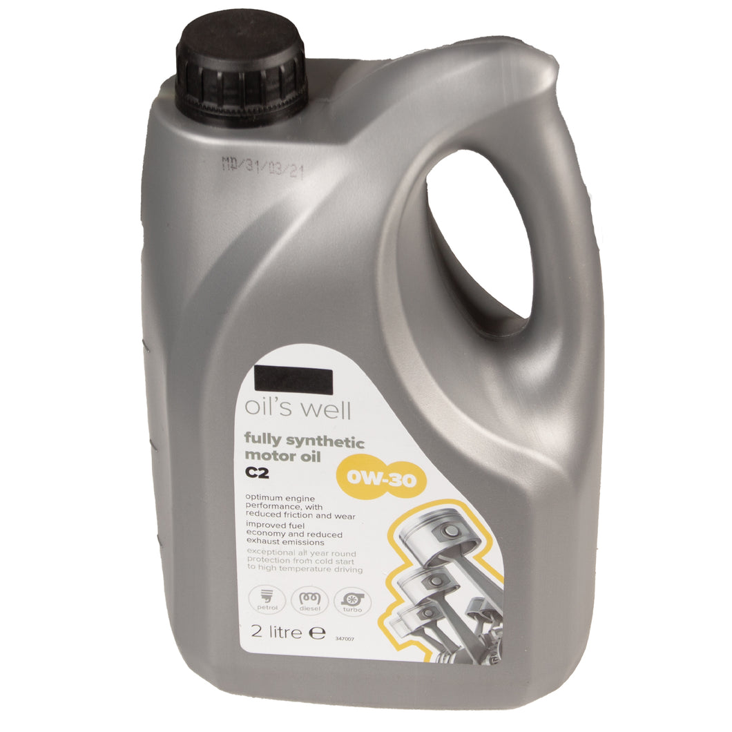 Oil's Well C2 0W-30 Fully Synthetic Motor Oil 2L