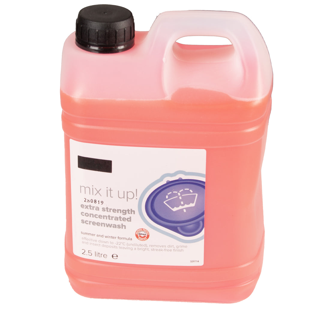 Mix It Up Extra Strength Concentrated Screenwash 2.5L