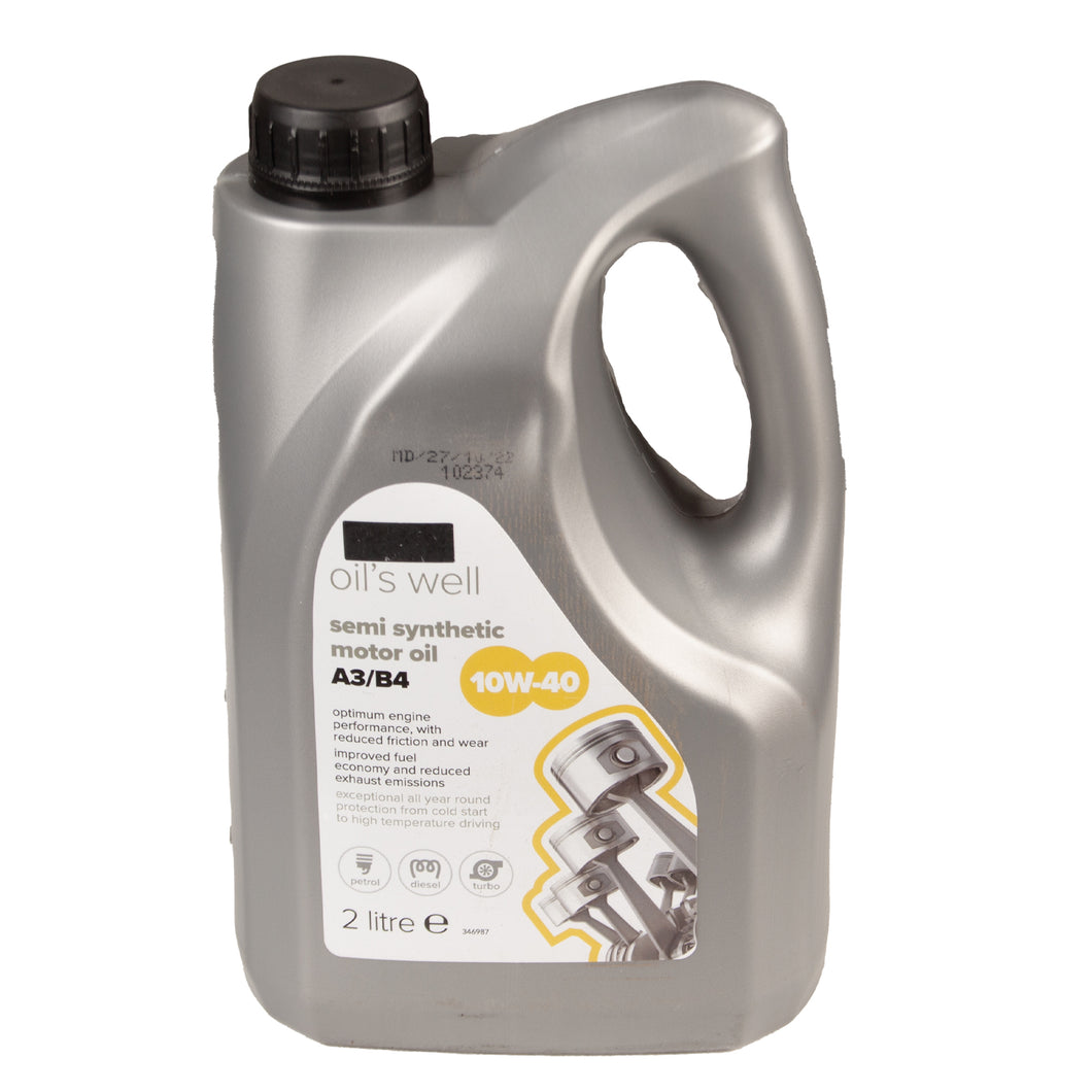 15W-40 Semi Synthetic A3/84 Engine Oil 2L