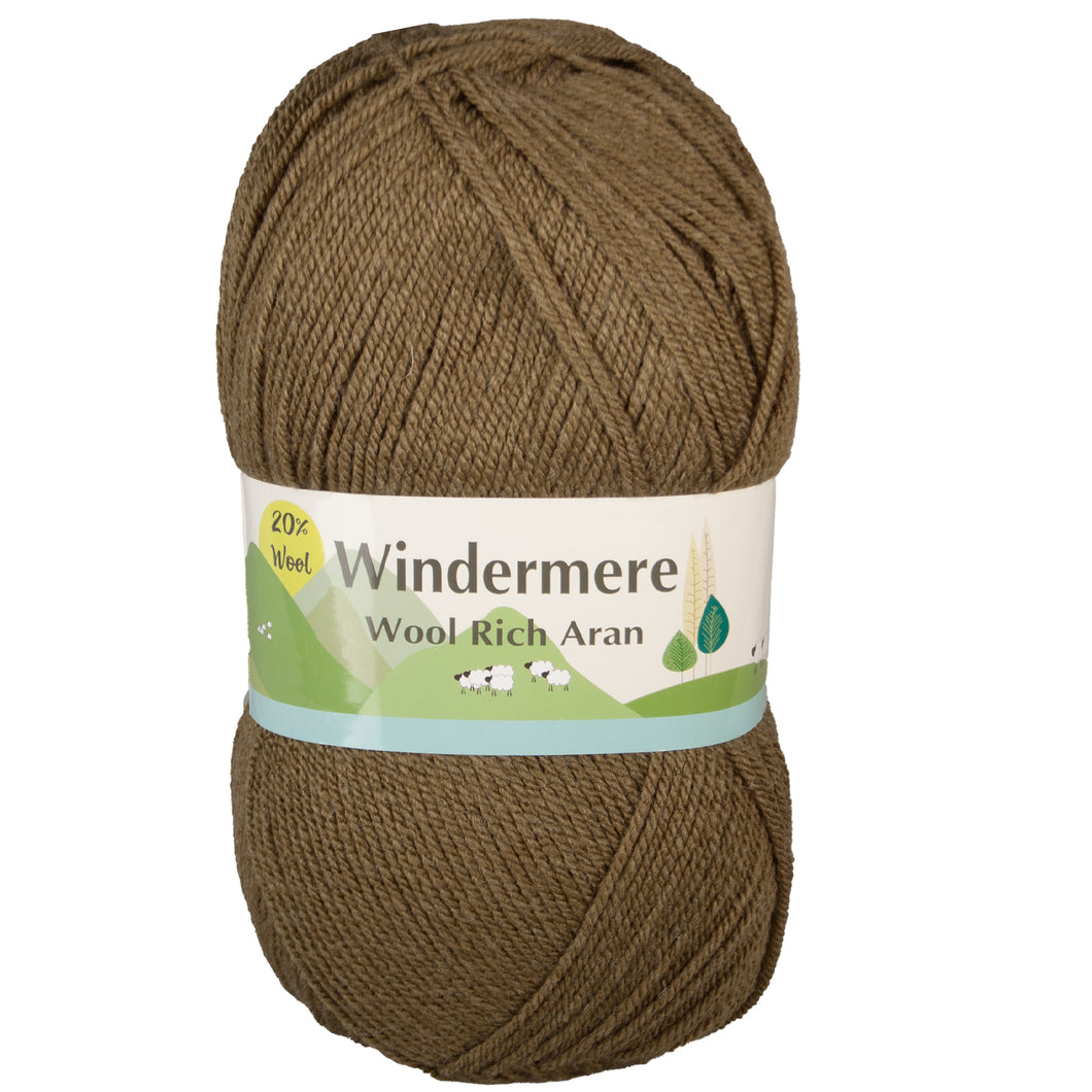 Moss Windermere 48 Wool Rich Aran 400g