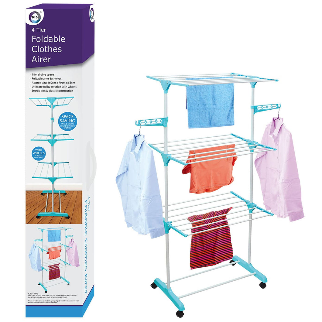 DID 4 Tier Foldable Clothes Airer