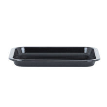 Load image into Gallery viewer, Wham Enamel 0.6mm Black Oven Tray 30cm

