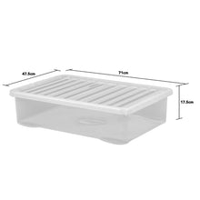 Load image into Gallery viewer, Wham Crystal 46L Under Bed Storage Box With Lid
