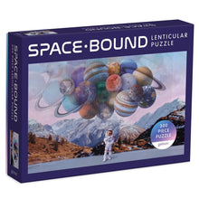 Load image into Gallery viewer, Galison Space Bound Lenticular Jigsaw Puzzle 300pcs
