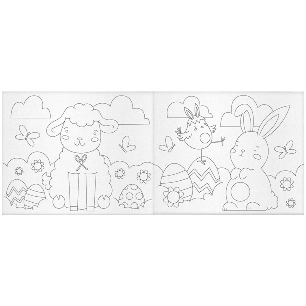 Hoppy Easter Colour Your Own Canvas Assorted