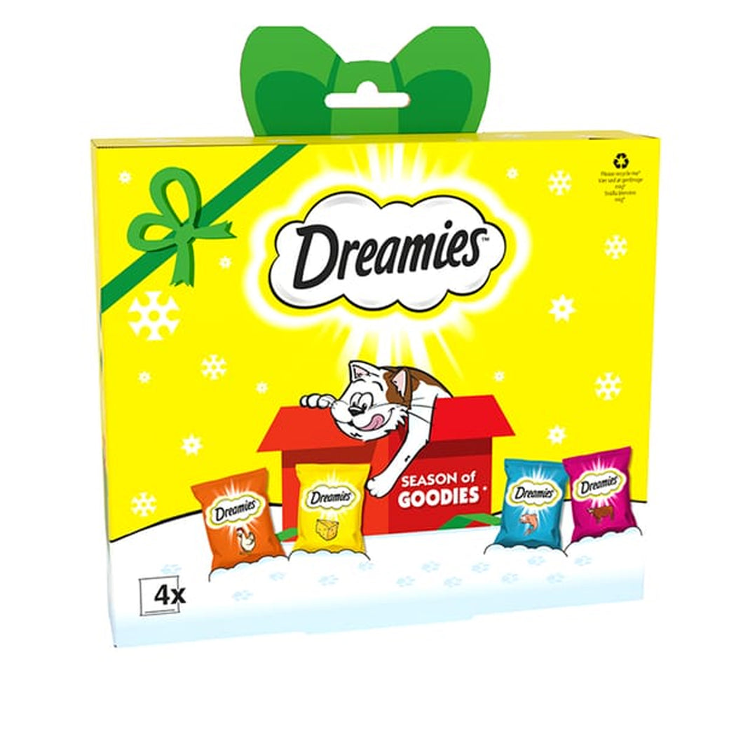 Dreamies Cat Christmas Present Box