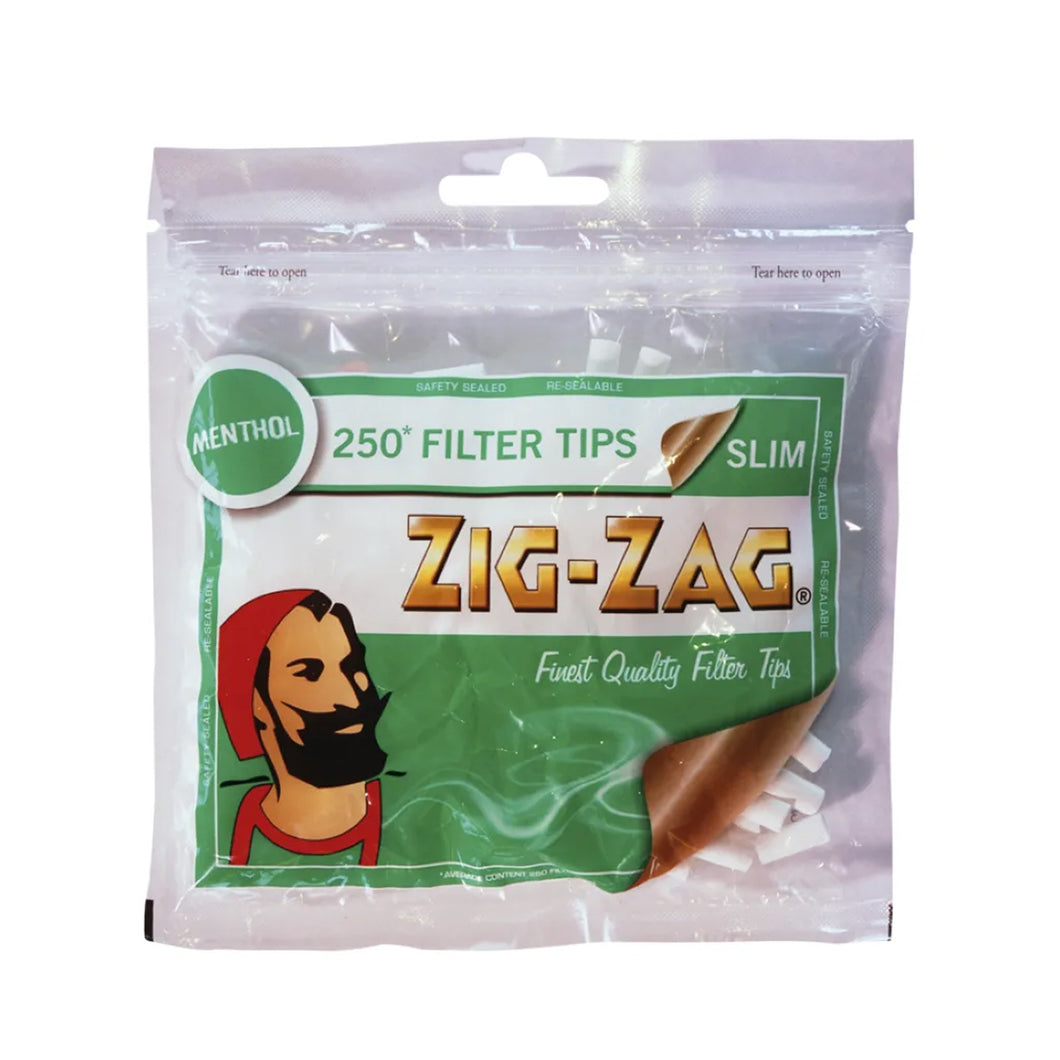 Zig-Zag Slim Menthol 250 Filter Tips