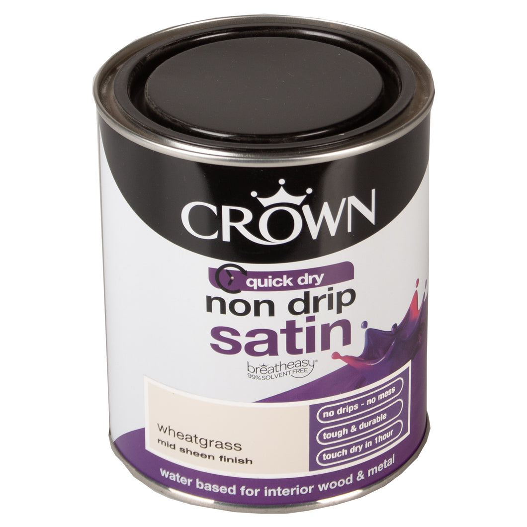 Crown Quick Dry Satin Paint 750ml