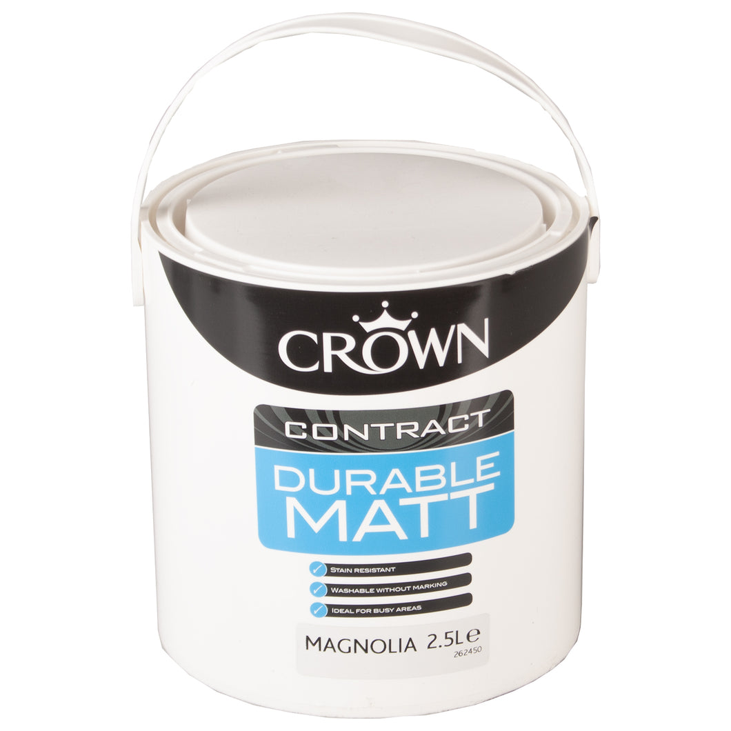 Crown Magnolia Contract Durable Matt Paint 2.5L
