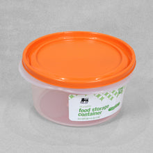 Load image into Gallery viewer, Food Lion Round Plastic Food Storage Container 2.4L
