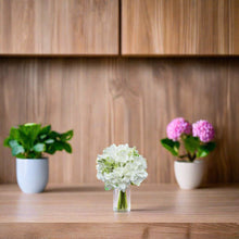Load image into Gallery viewer, Artificial Beauty Pink Budding Hydrangea Bundle 28cm
