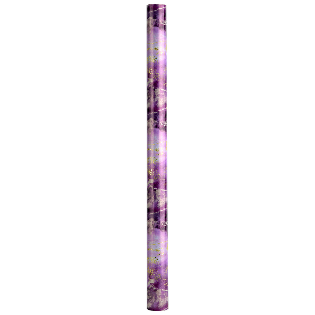 Design By Violet Gilded Marble Ruby Gift Wrap 2m