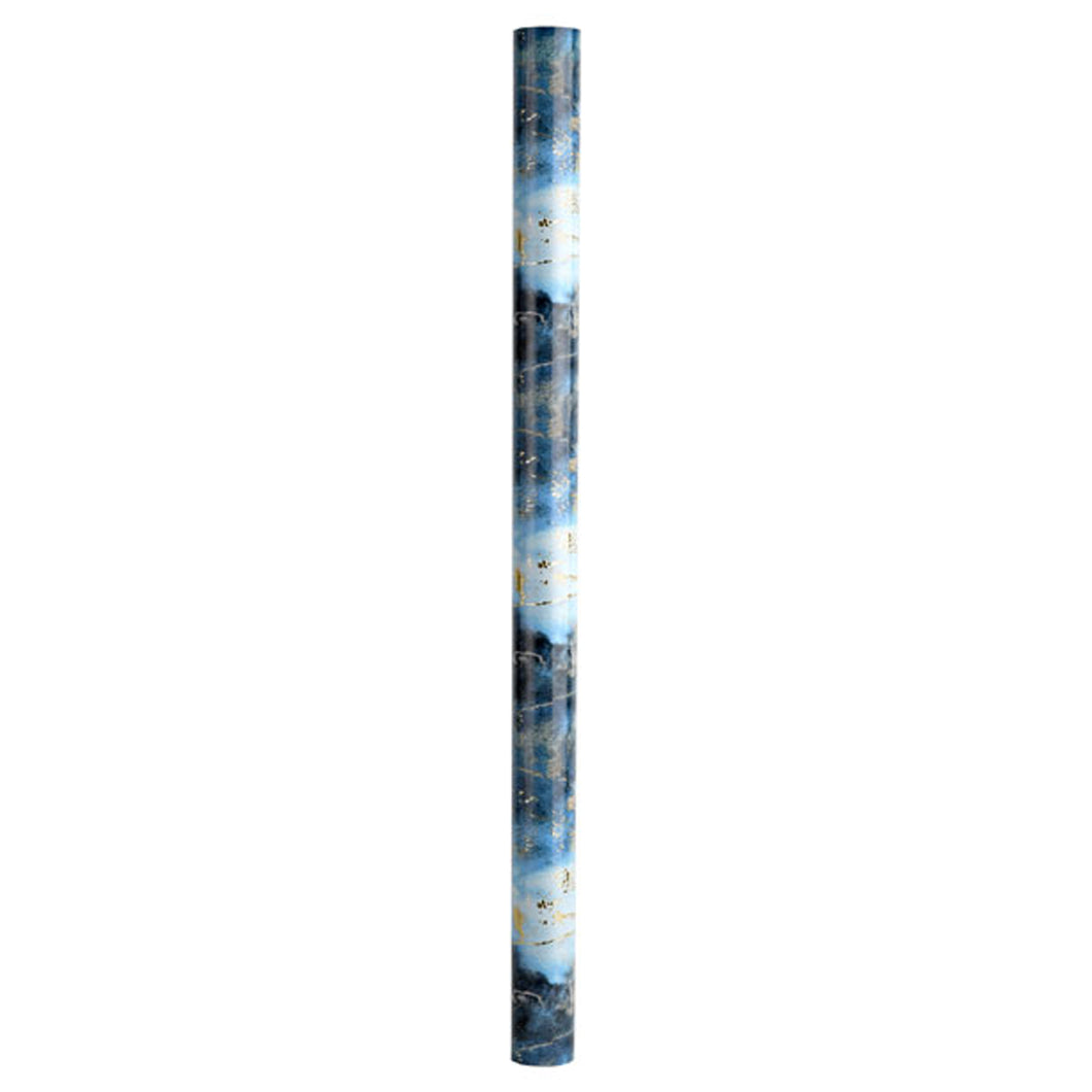 Design By Violet Gilded Marble Lazulite Gift Wrap 2m x 70cm