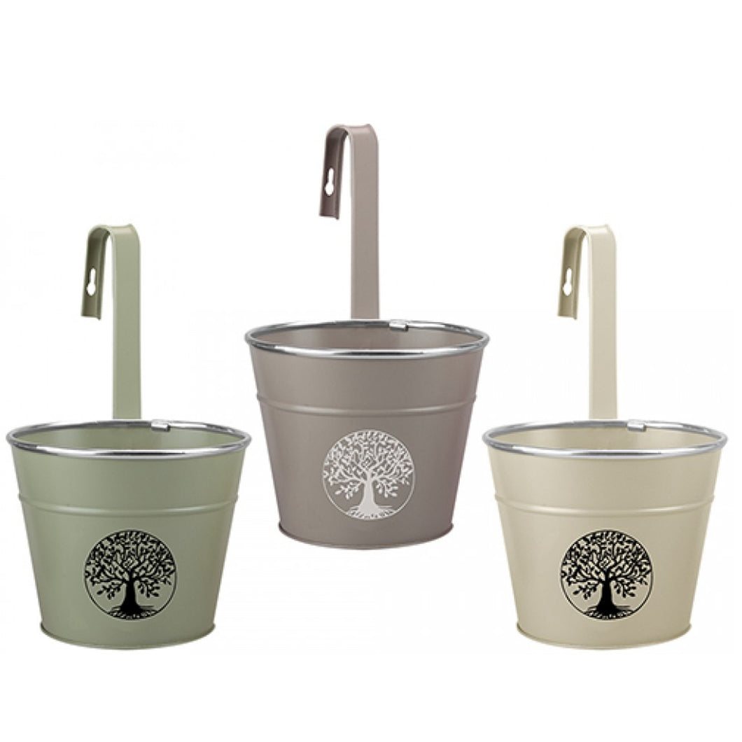 Tree Of Life Round Wall Planter Assorted