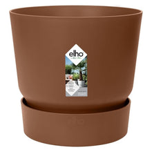 Load image into Gallery viewer, Elho Greenville Ginger Brown Round Planter
