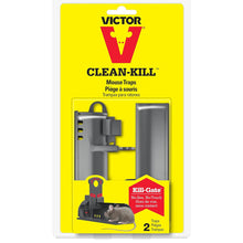 Load image into Gallery viewer, Victor Clean Kill Mouse Traps 2 Pack
