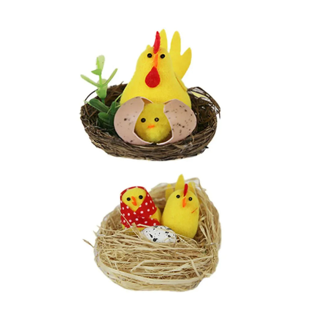 Easter Chicks In A Basket Assorted
