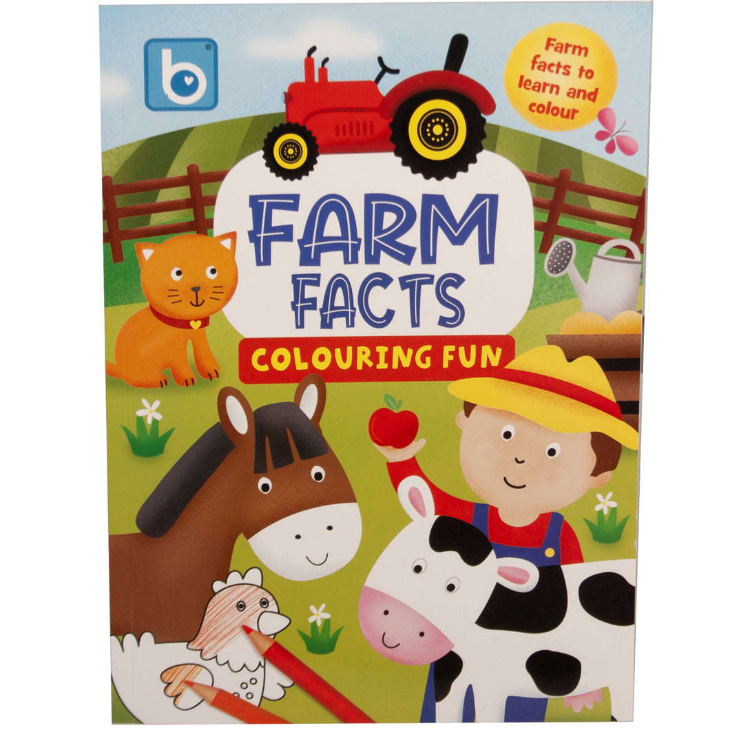 Farm Facts Colouring Book