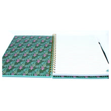 Load image into Gallery viewer, A4 Vibrant Palm Hardbacked Twin Wiro Bound Notebook
