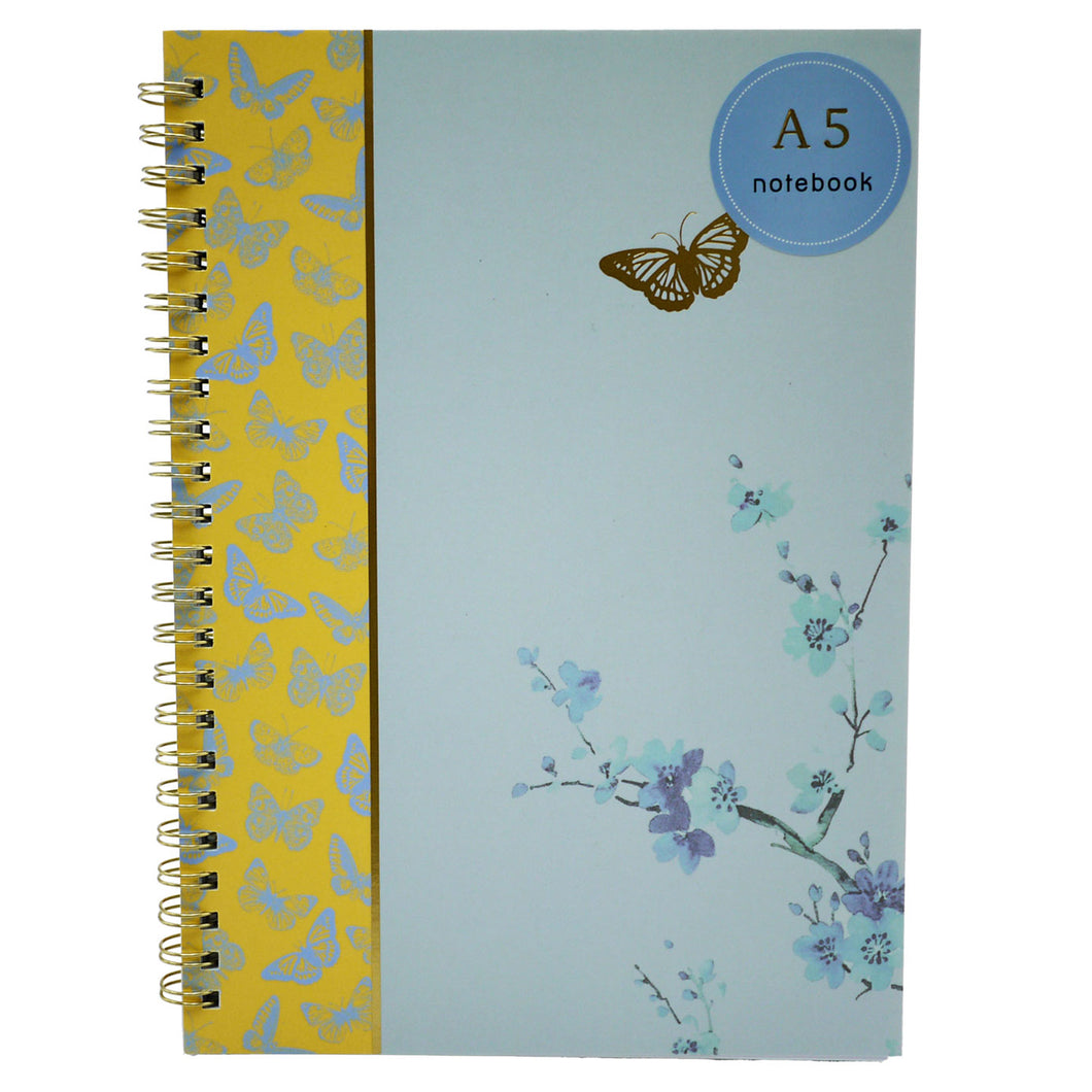A5 Wiro Butterfly Notebook