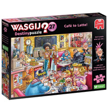 Load image into Gallery viewer, Wasgij Café to Latte! Destiny 27 Jigsaw Puzzle 1000pcs
