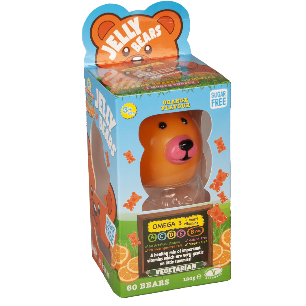 Jelly Bears Multivitamins Orange Bear 60 Chewables