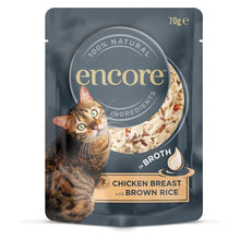 Load image into Gallery viewer, Encore Chicken Breast With Brown Rice Cat Pouch 70g
