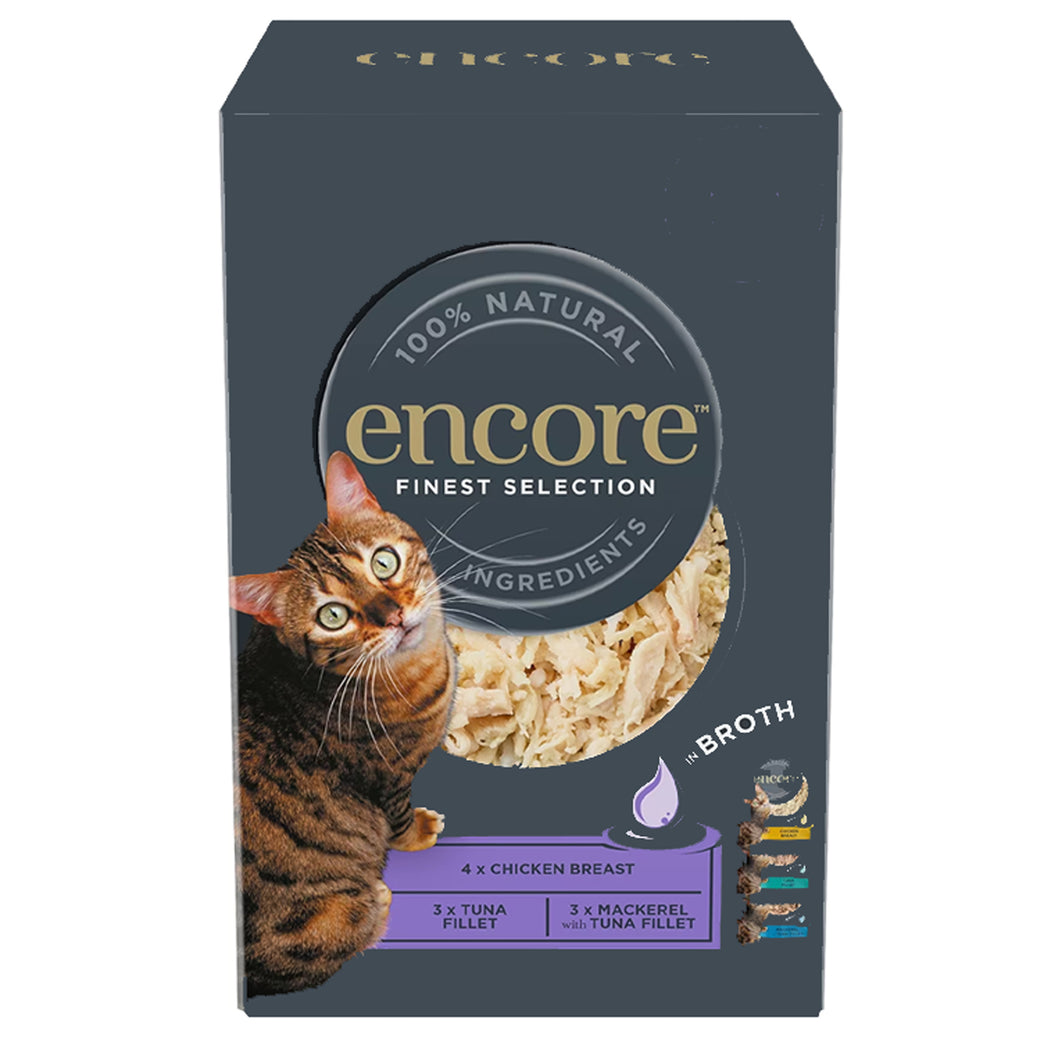 Encore Broth Cat Pouch Multipack