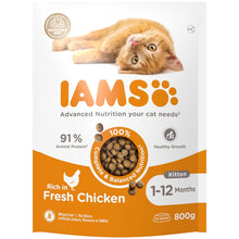 Load image into Gallery viewer, IAMS Chicken Complete Dry Cat Food 800g

